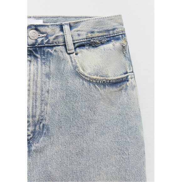 Zara DENIM SKIRT TRF - Picture 7 of 16